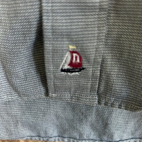 Nordstrom Vintage Men’s Gray  2 Ply Pinpoint Cotton Classic Fit Shirt 16.5 - Picture 8 of 9